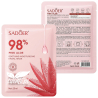 SADOER Pink Aloe Łagodząco-Nawilżająca Maska do Twarzy w Płachcie z Różowym Aloesem 25ml