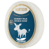 Naturalne mydło z gąbką ośle mleko Kotem 125g ręcznie robione