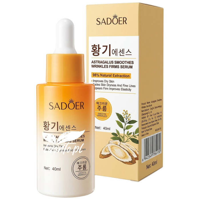 SADOER Astragalus Serum Przeciwzmarszczkowe i Ujędrniające z Tragankiem 40ml
