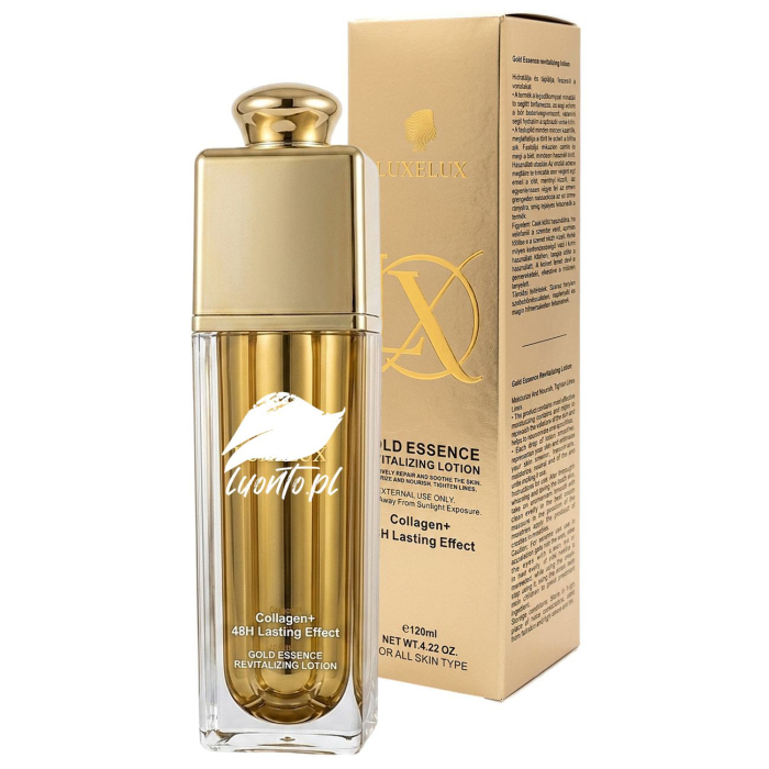 Tonik do twarzy 120 ml Luxelux Gold Essense Collagen +, rewitalizujący