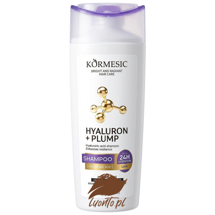 KORMESIC Nawilżająca Odżywka do Włosów Suchych i Plączących się z Kwasem Hialuronowym Hyaluron, Plump 225ml