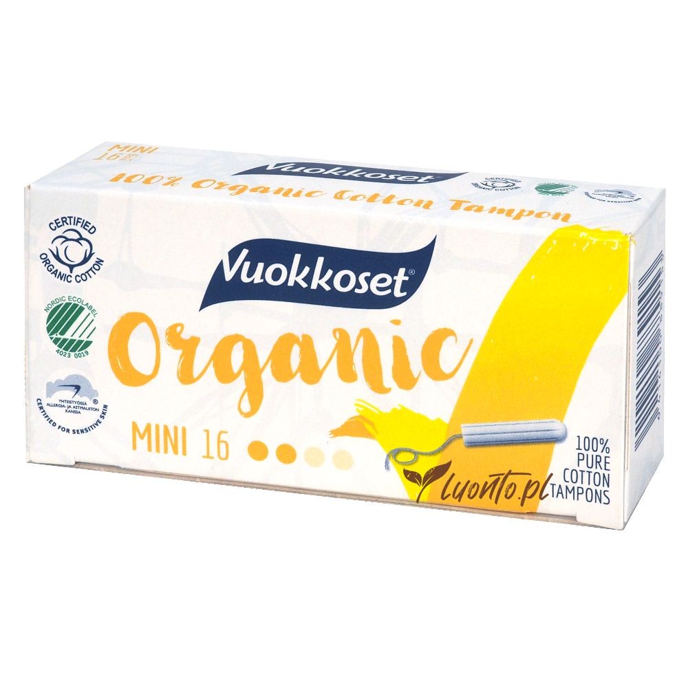 Tampony Vuokkoset Organic mini 16 szt