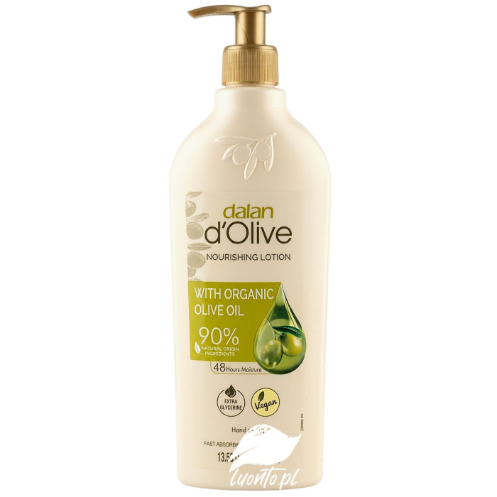 Dalan d'Olive Odżywczy balsam do ciała i rąk z organiczną oliwą z oliwek 400 ml