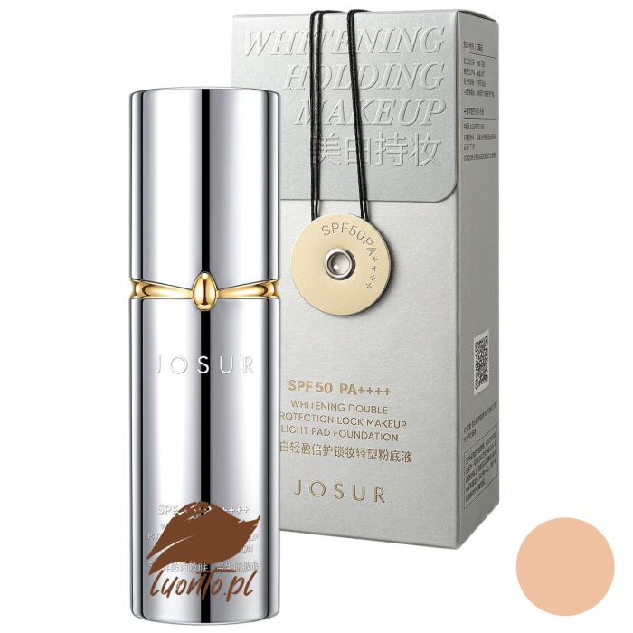 JOSUR Lekki Fluid Podkład do Twarzy SPF50 PA++++ Rozświetlająco-Korygujący 30g