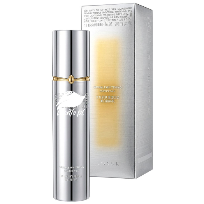 Josur Wrinkle Whitening Essence Milk – Wygładzająco-Rozświetlające Mleczko-Esencja do Twarzy 100ml