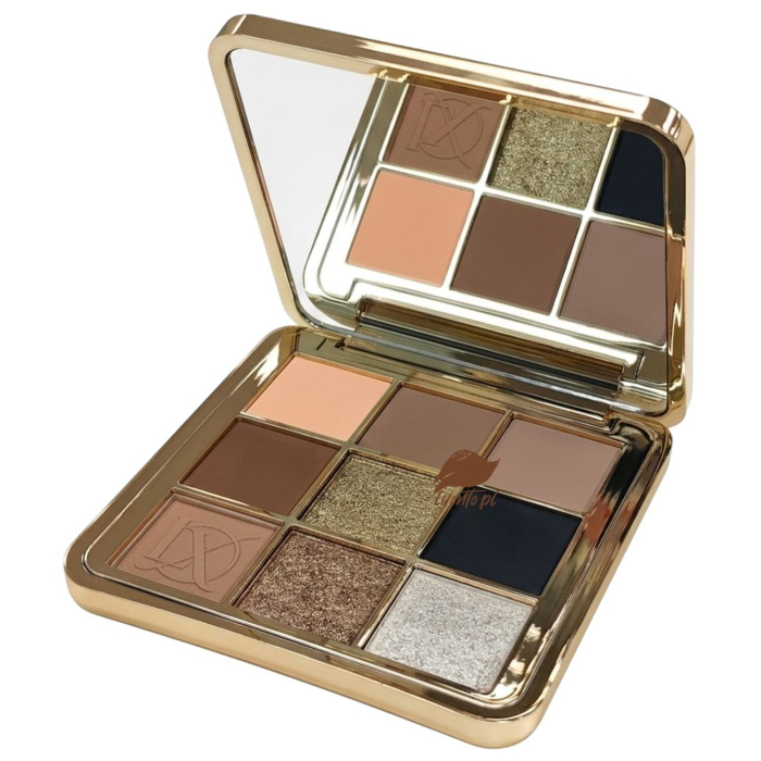 Luksusowa Paleta 9 Cieni do Powiek LUXELUX Mirror Crystal z Lusterkiem 01