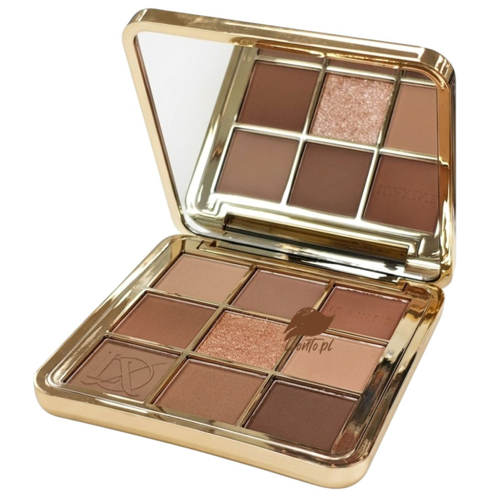 Luksusowa Paleta 9 Cieni do Powiek LUXELUX Mirror Crystal z Lusterkiem 02