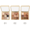 Luksusowa Paleta 9 Cieni do Powiek LUXELUX Mirror Crystal z Lusterkiem 03