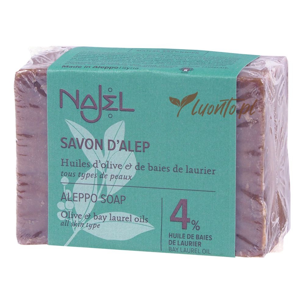 Mydło Aleppo 155g Najel  4% oleju laurowego