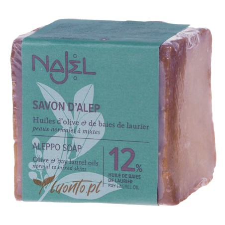 Mydło Aleppo 170g Najel 12% oleju laurowego