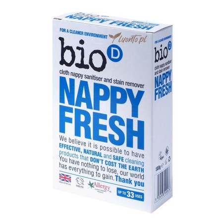 Nappy fresh antybakteryjny dodatek do proszku 500g. Bio d