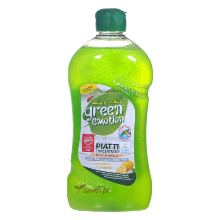 Płyn do mycia naczyń (koncentrat) 500 ml Green Emotion cytryna