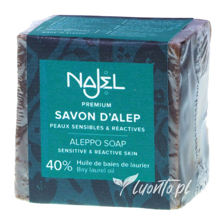 Mydło Aleppo 185g Najel 40% oleju laurowego