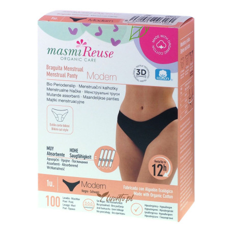 Majtki menstruacyjne Masmi Reuse Modern 1 szt. - ROZMIAR S