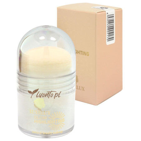 Rozświetlacz w pudrze z gąbką 4,2g Luxelux 01