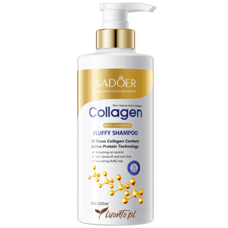 Szampon przeciwłupieżowy 500 ml Sadoer Collagen