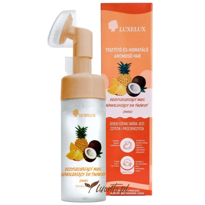 Pianka do twarzy 150 ml Luxelux oczyszczająca, owocowa