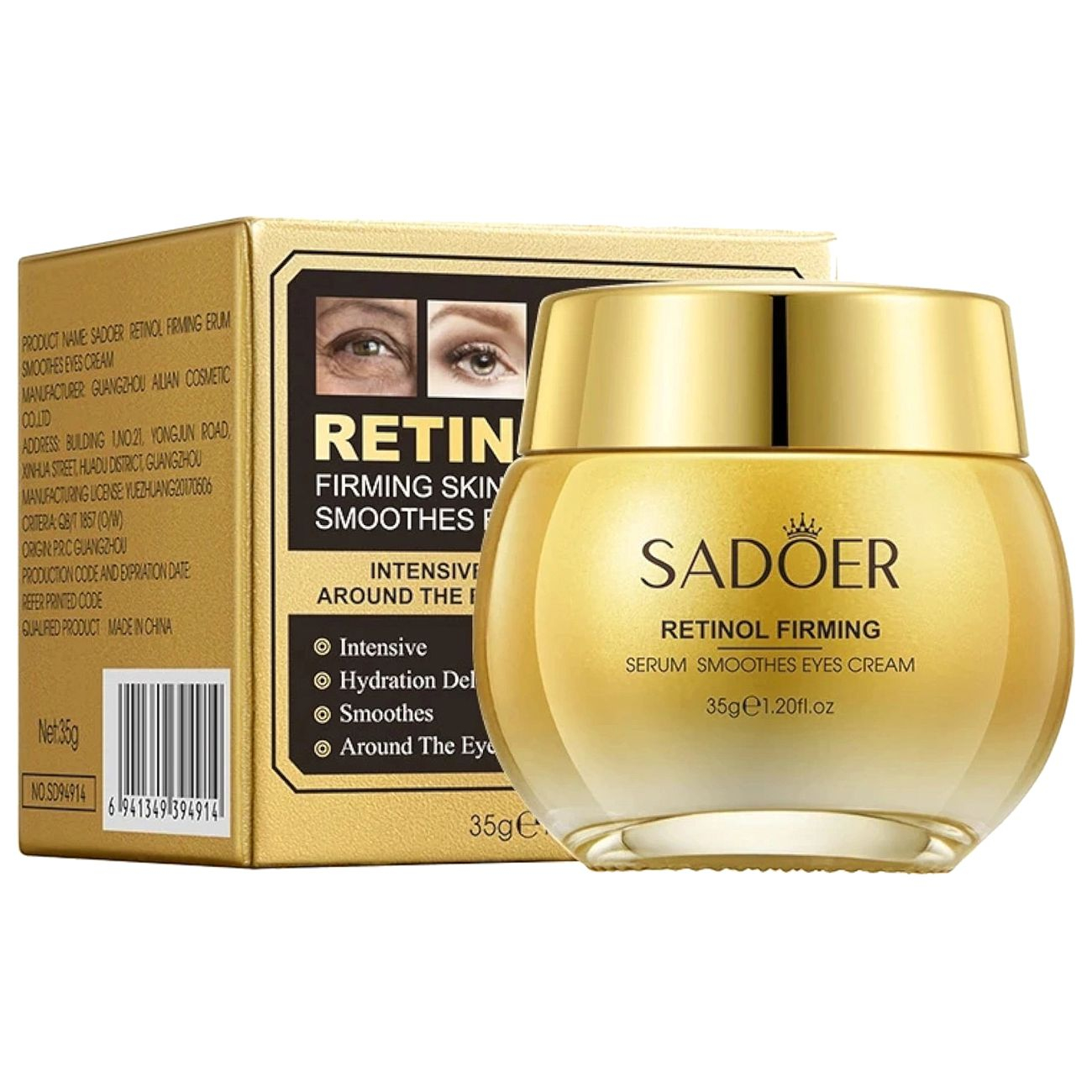 Krem pod oczy 35 g Sadoer Retinol