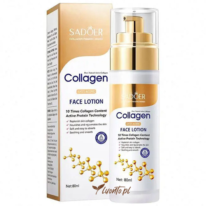 Emulsja przeciwstarzeniowa do twarzy 80 ml Sadoer Collagen