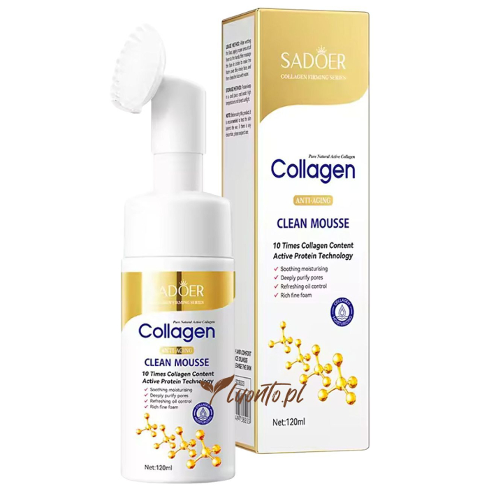 Pianka do twarzy 120 ml Sadoer Collagen