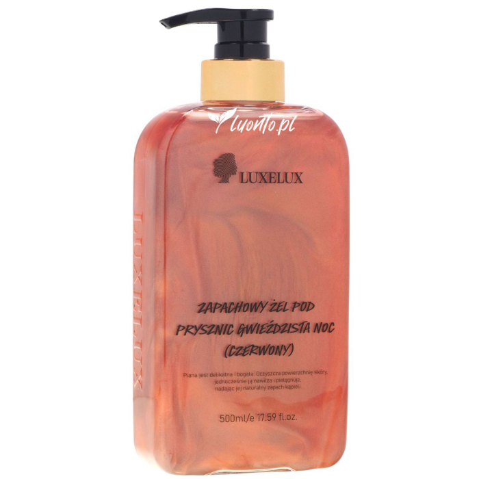 Żel pod prysznic 500 ml Luxelux Gwieździsta Noc - czerwony