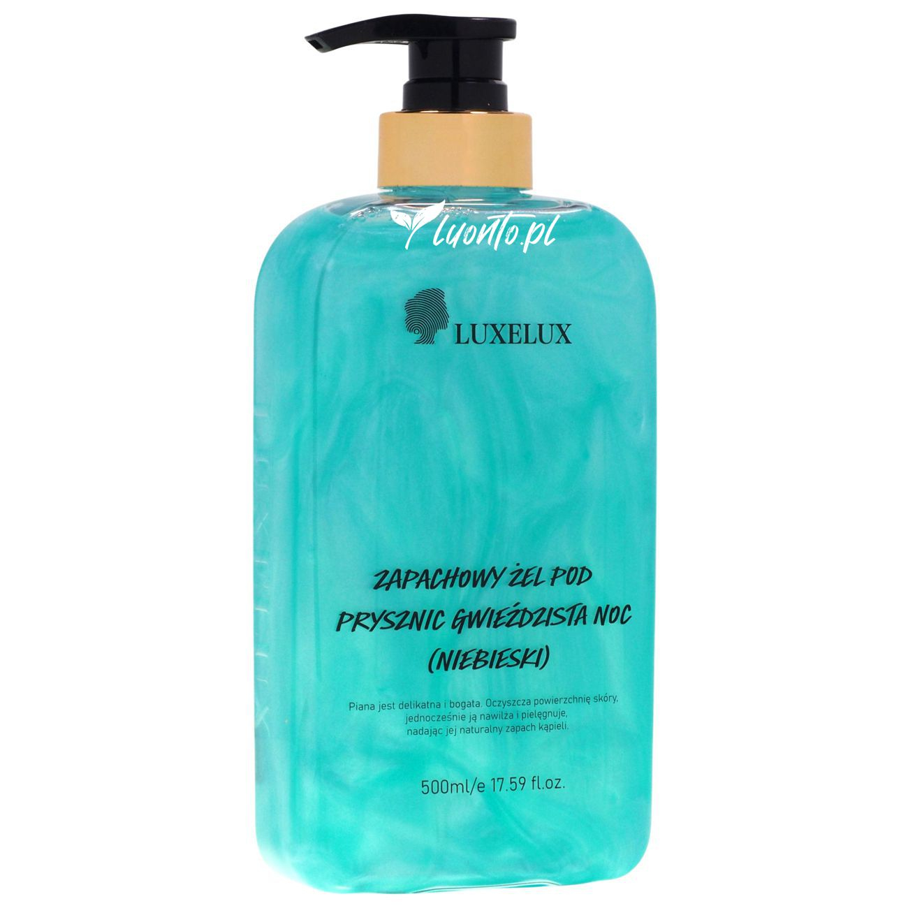 Żel pod prysznic 500 ml Luxelux Gwieździsta Noc - niebieski