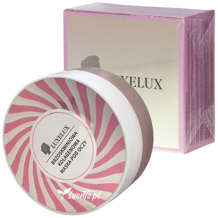 Płatki kolagenowe pod oczy 60 szt. Luxelux - brzoskwinia