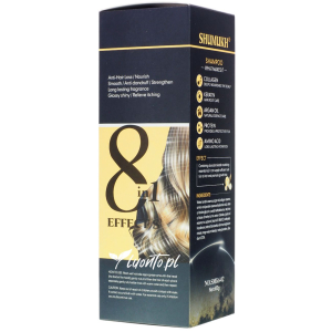 Szampon do włosów 600 g Shumukh 8w1 perfumowany, regeneracyjny czarny