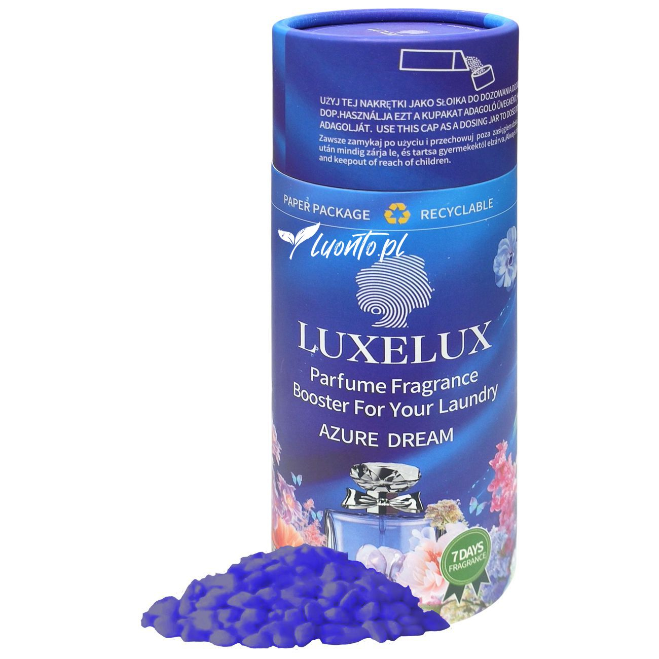 Perły zapachowe do prania 200 g Luxelux Azure Dream