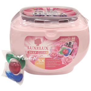 Perfumowane kapsułki do prania 5w1 Luxelux Miami's Kiss 40 szt.
