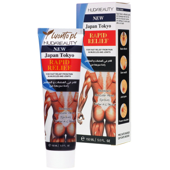 Krem łagodzący bóle stawów i mięśni 150 ml Huda Beauty