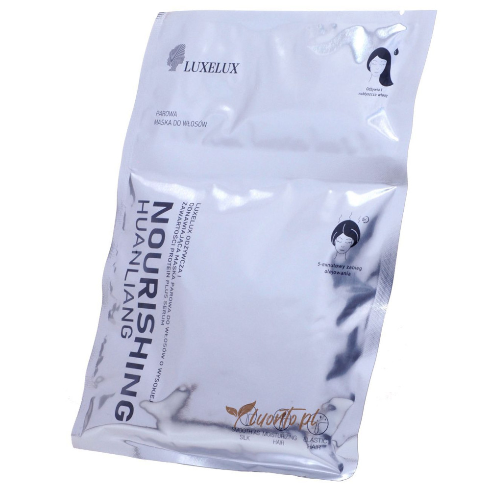 Maska parowa do włosów 1 szt. Luxelux odnawiająca, proteinowa z serum
