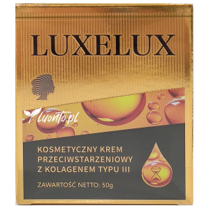 Krem przeciwstarzeniowy z kolagenem typu III 50 g Luxelux