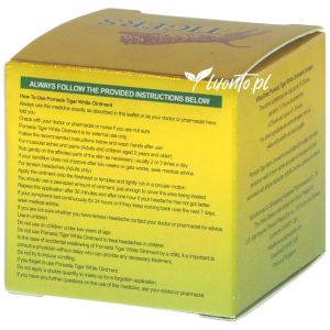 Maść ziołowa 20 g  Pomada Tigers