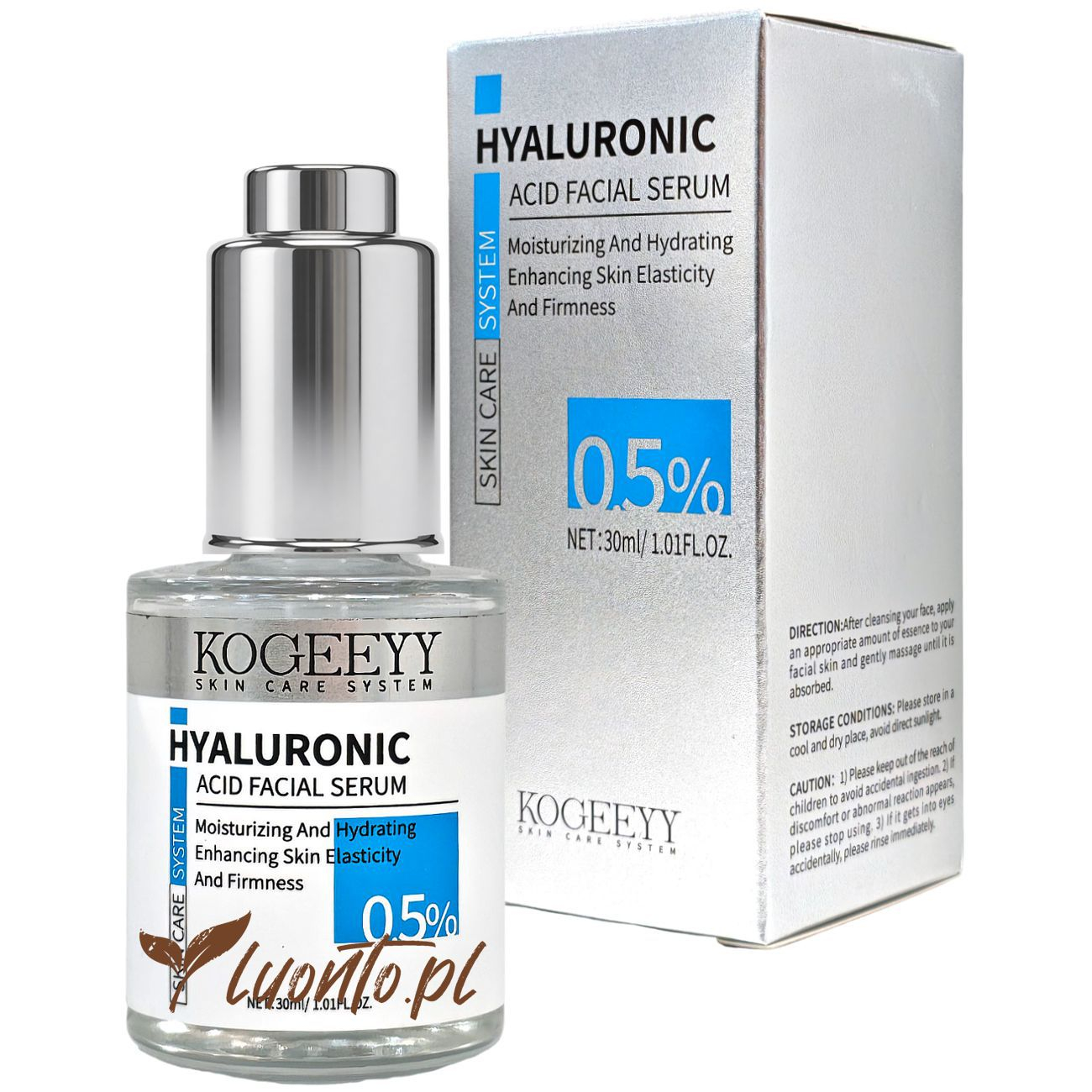 Serum do twarzy 30 ml Kogeeyy z kwasem hialuronowym