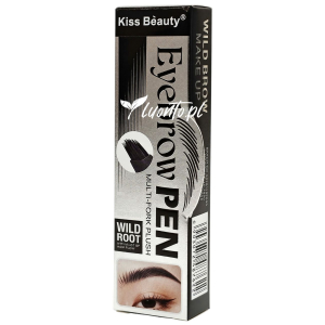 Szczoteczka do brwi 2,2 ml Kiss Beauty 02 Coffee Brown