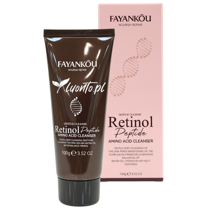 Pianka do oczyszczania twarzy 100 g Fayankou Retinol, Peptyd