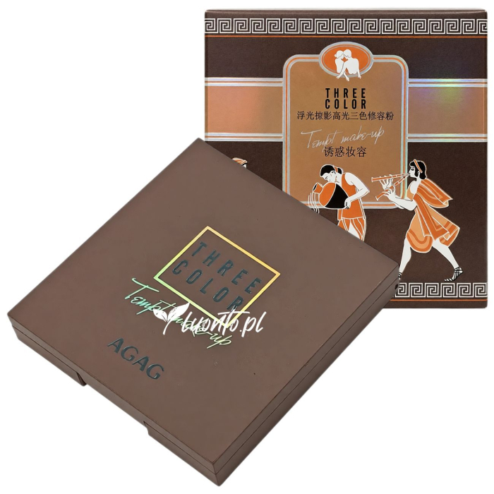 Paleta do konturowania 3w1 12 g Agag Brown