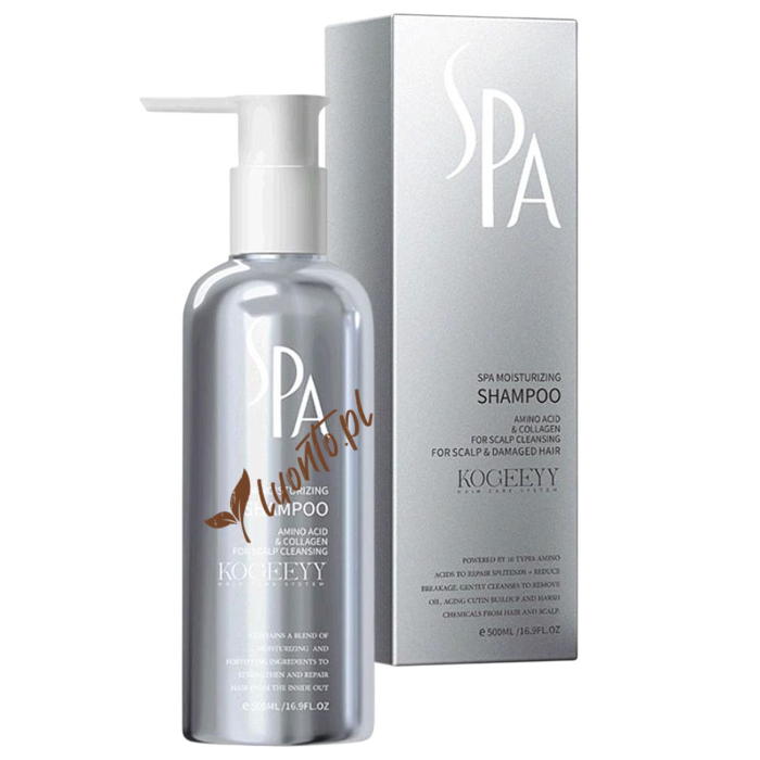 Szampon wzmacniający do włosów 500 ml Kogeeyy, aminokwasy, keratyna, kolagen