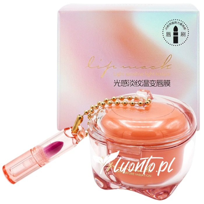 GuShiYuTa Lip Mask – Termiczna Maska i Balsam do Ust ze Skwalanem i Kwasem Hialuronowym Zmieniająca Kolor