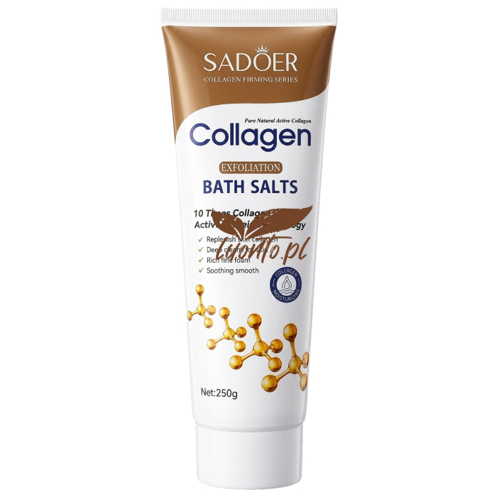 SADOER Kolagenowa sól do kąpieli złuszczająca i ujędrniająca Peeling Body Scrub 250g