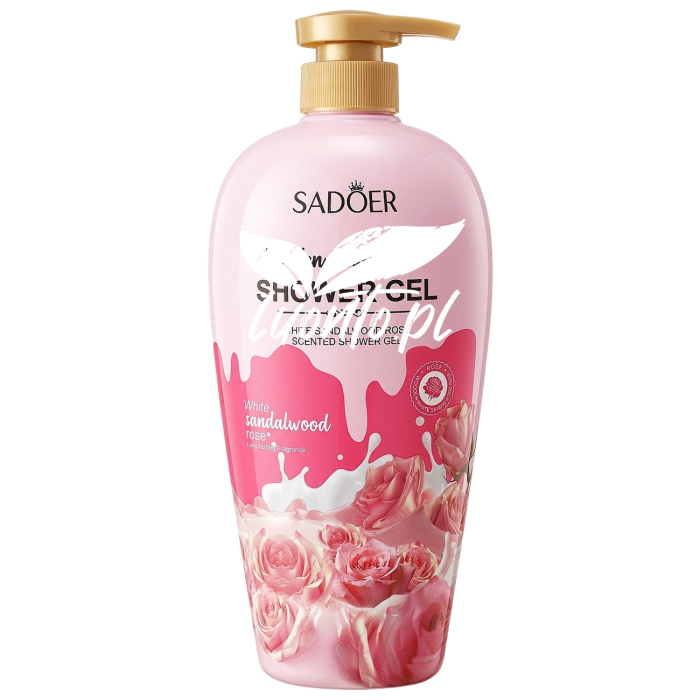 Perfumowany żel pod prysznic SADOER Białe Drzewo Sandałowe i Róża 1000 ml